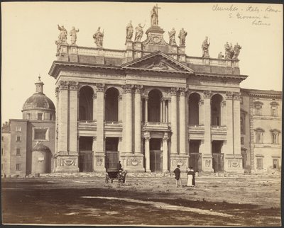 [Façade de la basilique San Giovanni in Laterano, Rome] - Gioacchino Altobelli