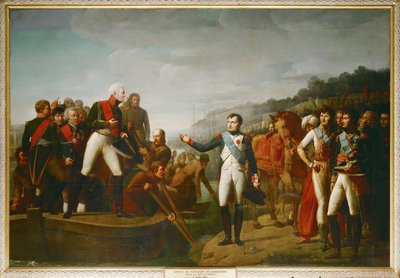 Adieux de Napoléon Ier et du tsar Alexandre Ier à Tilsit en 1807 ... - Gioacchino Giuseppe Serangeli