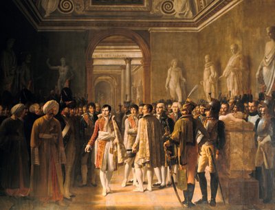 Napoléon recevant au Louvre les députés de l