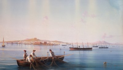 Vue de Naples depuis la mer - Gioacchino La Pira