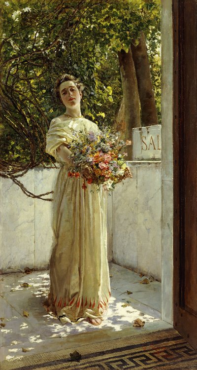 La cueilleuse de fleurs - Gioacchino Pagliei