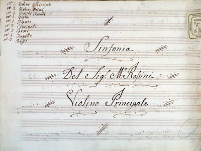 (détail) - Gioachino Rossini