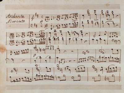 Première page de la partition réduite pour piano de Tancredi, opéra de Gioacchino Rossini - Gioachino Rossini