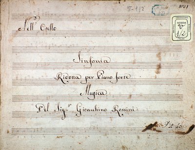 Partition pour la symphonie réduite pour piano d