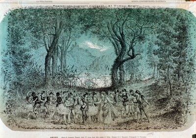 Illustration pour la scène de la folie d
