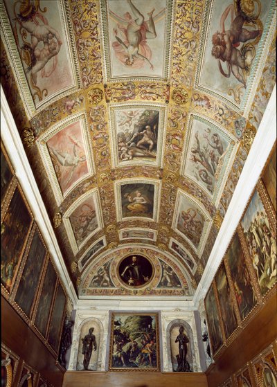 Histoire de Prométhée (plafond du Studiolo de Francesco I de Médicis) - Giorgio (and workshop) Vasari