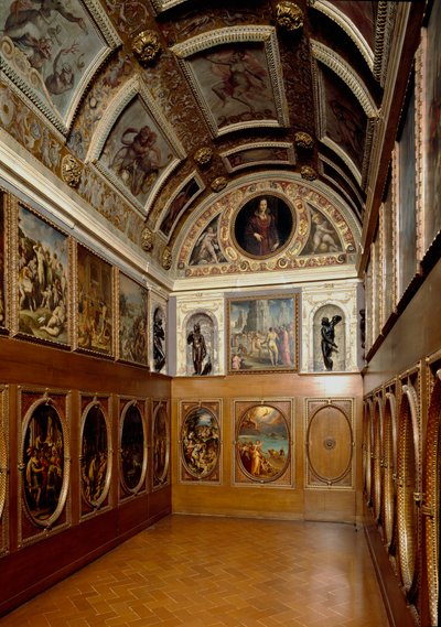 Vue du Studiolo de François Ier de Médicis - Giorgio (and workshop) Vasari
