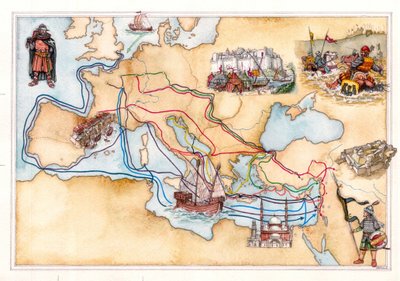 Moyen Âge : carte de l