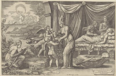 Allégorie de la naissance - Giorgio Ghisi