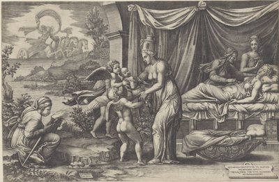 Allégorie de la naissance - Giorgio Ghisi