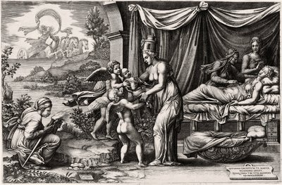 Allégorie de la naissance - Giorgio Ghisi