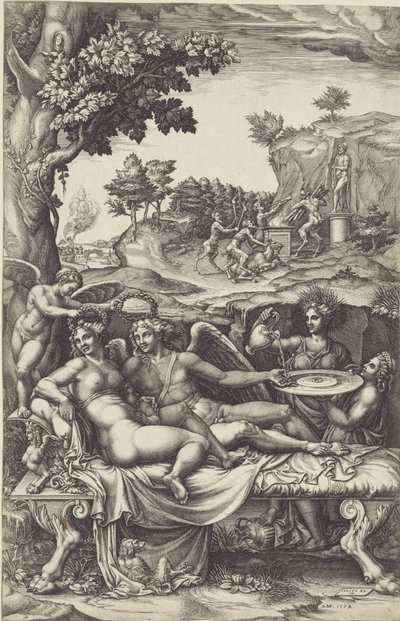 Amour et Psyché - Giorgio Ghisi
