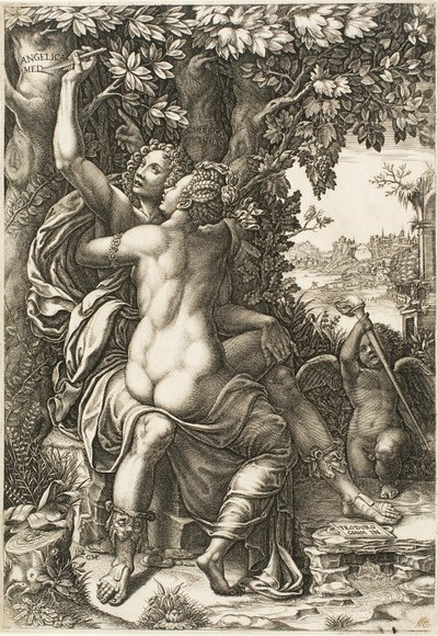 Angélique et Médor - Giorgio Ghisi