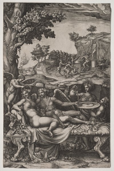 Cupidon et Psyché - Giorgio Ghisi