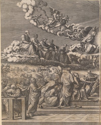 Discussion sur le Saint Sacrement - Giorgio Ghisi