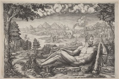 Hercule se reposant de ses travaux - Giorgio Ghisi