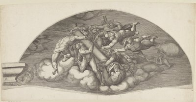 Le Jugement dernier, feuille A - Giorgio Ghisi