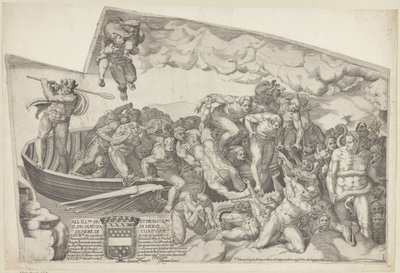 Le Jugement dernier, feuille I - Giorgio Ghisi
