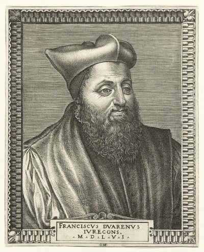Portrait de François Duaren, professeur de droit à l