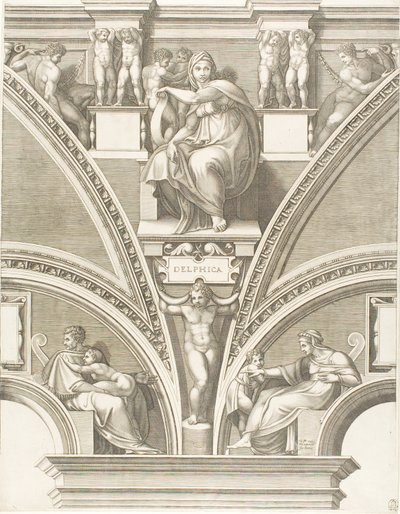 La Sibylle de Delphes - Giorgio Ghisi