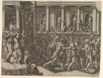 La Moquerie des prisonniers, vers 1540 - Giorgio Ghisi