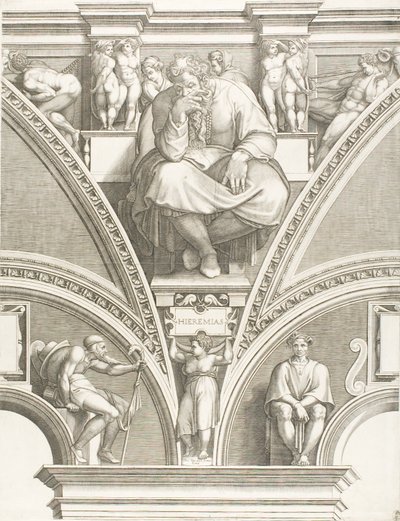 Le prophète Jérémie - Giorgio Ghisi