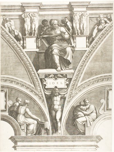 Le prophète Joël - Giorgio Ghisi