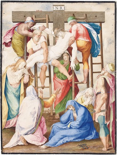 La Déposition - Giorgio Giulio Clovio