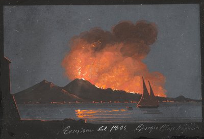 Naples, éruption du Vésuve - Giorgio Glass