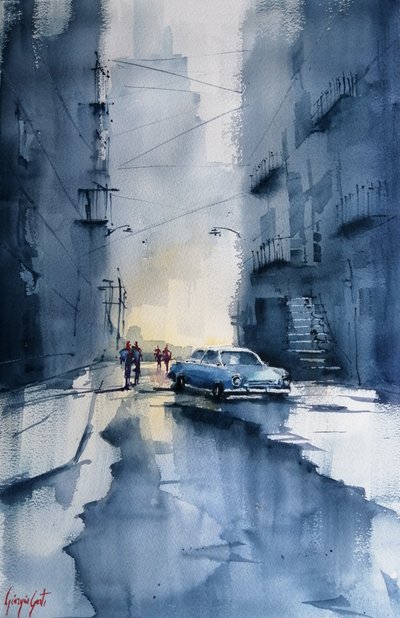 Classic Car City : sous la pluie - Giorgio Gosti