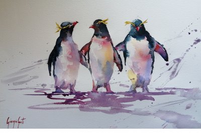 Les amis pingouins espiègles - Giorgio Gosti