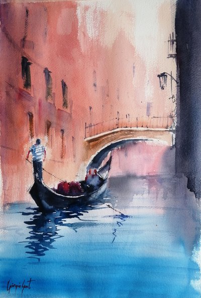 Promenade en gondole à Venise - Giorgio Gosti