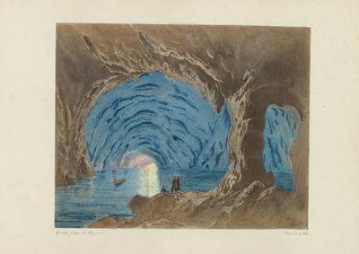 Grotte bleue de Capri - Giorgio Sommer (attributed to)