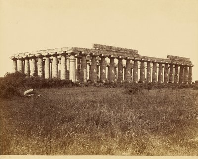 Basilique, Paestum - Giorgio Sommer