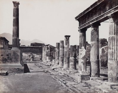 Colonnade orientale du Temple de Vénus Pompeiiana à Pompéi - Giorgio Sommer