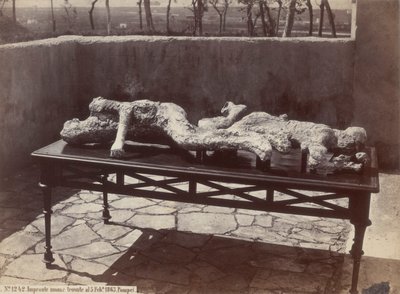 Impronte Umane, Pompei [Moulages humains, Pompéi] - Giorgio Sommer