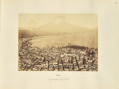 Naples. Vue generale depuis le fort St. Elme - Giorgio Sommer