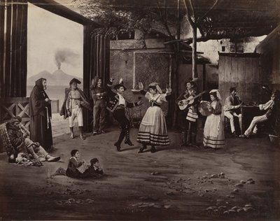 Napoli Tarantella, vers 1870 - Giorgio Sommer