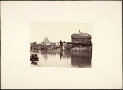 Rome vue du Tibre, Rome - Giorgio Sommer