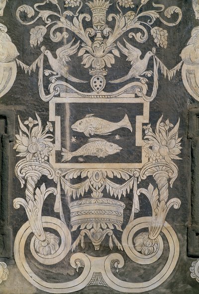 Figures allégoriques et signes du zodiaque, Palazzo dei Cavalieri ou Palazzo della Carovana, Piazza dei Cavalieri, Pise, Toscane, Italie - Giorgio Vasari