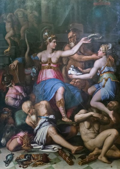 Allégorie de la Justice, de la Vérité et des Vices - Giorgio Vasari