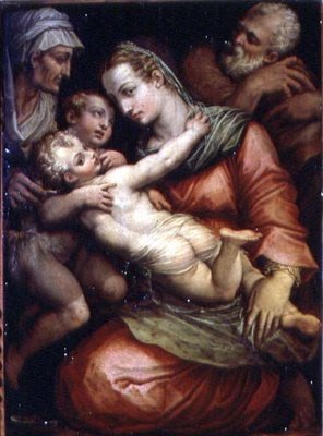 Sainte Famille avec Sainte Anne et Saint Jean-Baptiste - Giorgio Vasari