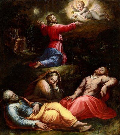 La prière au jardin des oliviers - Giorgio Vasari