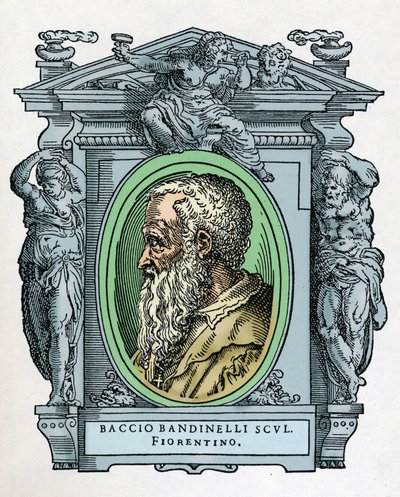 Portrait de Baccio BANDINELLI (Florence) - Giorgio Vasari