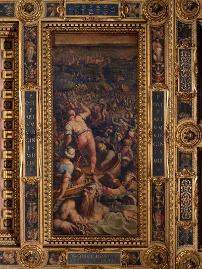 Rout des Turcs à Piombino - Giorgio Vasari
