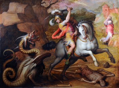 Saint Georges et le Dragon, vers 1560 - Giorgio Vasari