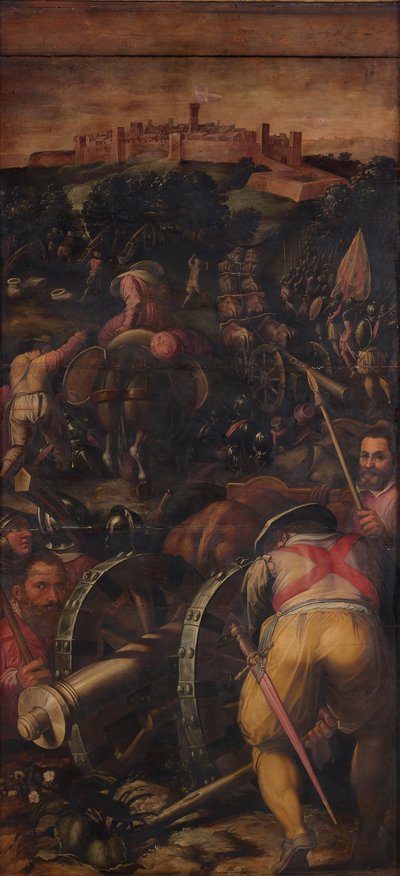 Assaut de Monteriggioni, 1563-1565 - Giorgio Vasari