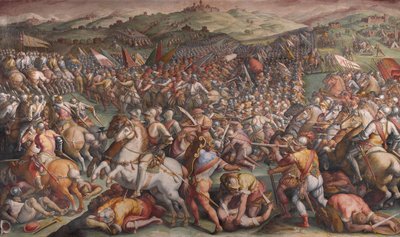 La bataille de Marciano en Val di Chiana, 1570-1571 - Giorgio Vasari