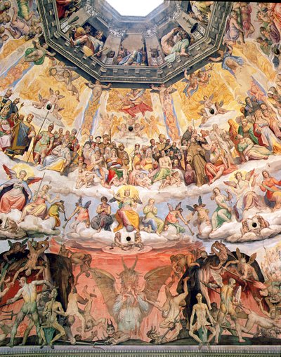 Le Jugement Dernier (détail) - Giorgio Vasari