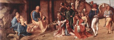 Italien : Adoration des Mages Adoration des Mages - Giorgione